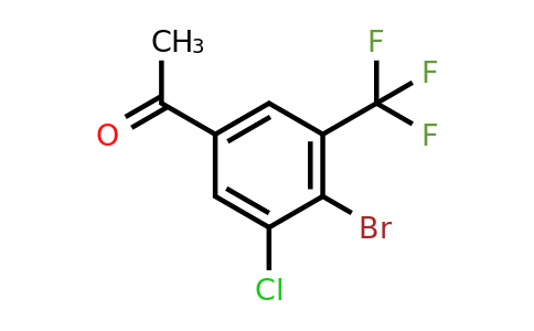 1261643-97-3 | 4'-Bromo-3'-chloro-5'-(trifluoromethyl)acetophenone