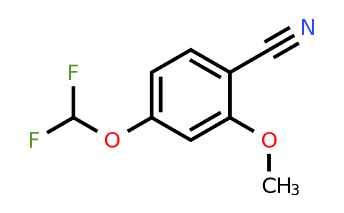 1261644-30-7 | 2-Cyano-5-(difluoromethoxy)anisole