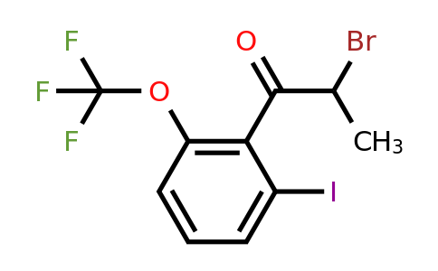 1261644-81-8 | 2-Bromo-2'-iodo-6'-(trifluoromethoxy)propiophenone