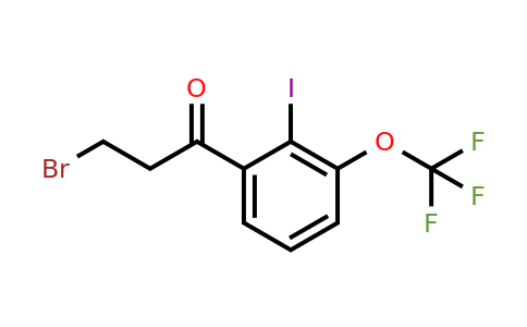 1261644-87-4 | 3-Bromo-2'-iodo-3'-(trifluoromethoxy)propiophenone