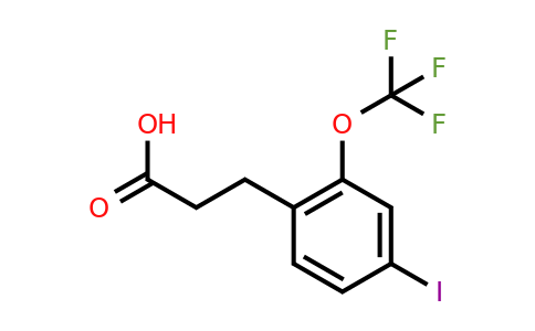 1261644-90-9 | 3-(4'-Iodo-2'-(trifluoromethoxy)phenyl)propionic acid