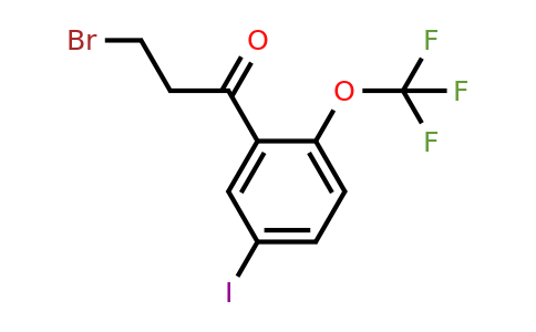 1261644-93-2 | 3-Bromo-5'-iodo-2'-(trifluoromethoxy)propiophenone