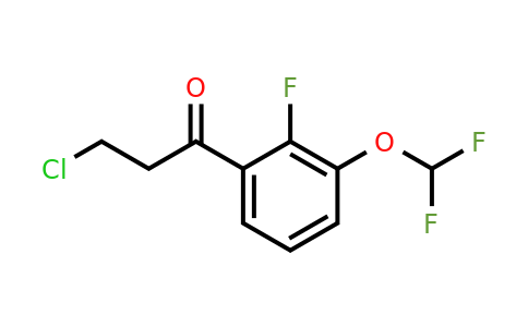 1261645-26-4 | 3-Chloro-3'-(difluoromethoxy)-2'-fluoropropiophenone