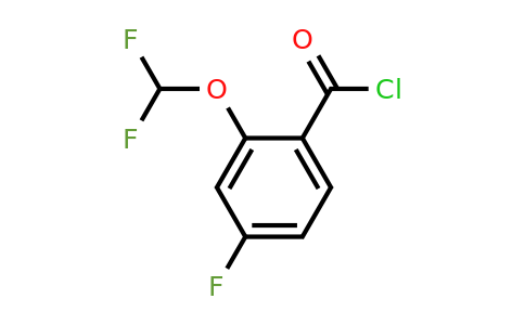 1261645-42-4 | 2-(Difluoromethoxy)-4-fluorobenzoyl chloride
