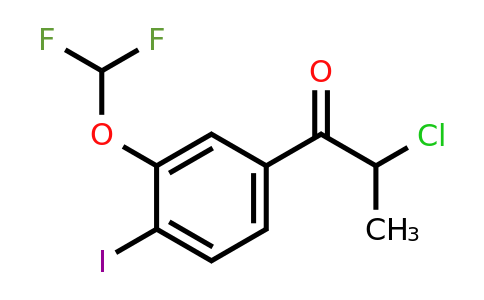 1261645-44-6 | 2-Chloro-3'-(difluoromethoxy)-4'-iodopropiophenone