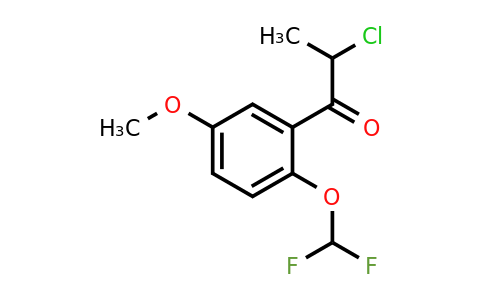 1261645-49-1 | 2-Chloro-2'-(difluoromethoxy)-5'-methoxypropiophenone