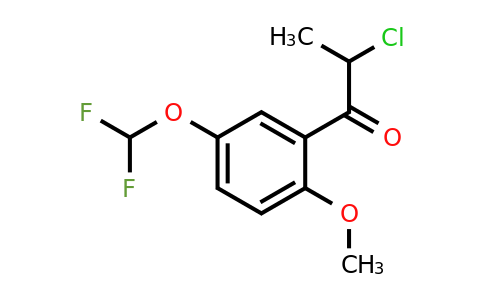 1261645-52-6 | 2-Chloro-5'-(difluoromethoxy)-2'-methoxypropiophenone