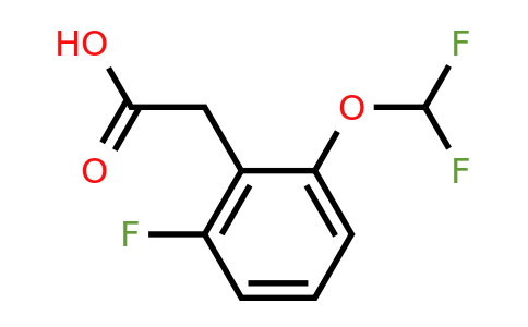 1261645-53-7 | 2-(2-(Difluoromethoxy)-6-fluorophenyl)acetic acid
