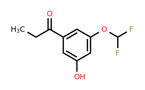 1261645-67-3 | 3'-(Difluoromethoxy)-5'-hydroxypropiophenone