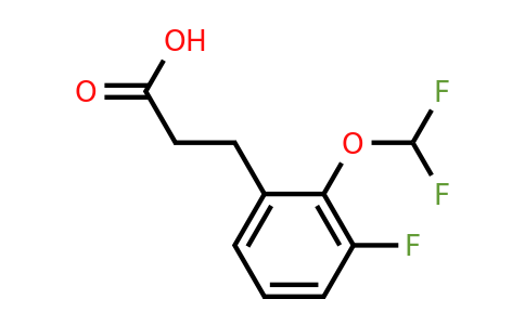 1261645-68-4 | 3-(2'-(Difluoromethoxy)-3'-fluorophenyl)propionic acid
