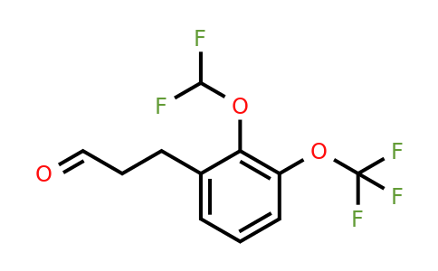 1261645-89-9 | 3-(2'-(Difluoromethoxy)-3'-(trifluoromethoxy)phenyl)propionaldehyde