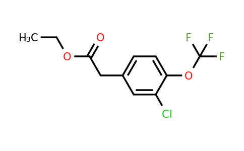 1261646-07-4 | Ethyl 3-chloro-4-(trifluoromethoxy)phenylacetate