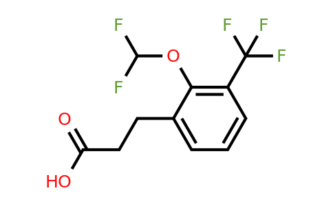1261646-19-8 | 3-(2'-(Difluoromethoxy)-3'-(trifluoromethyl)phenyl)propionic acid