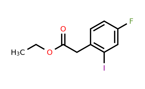 1261646-65-4 | Ethyl 4-fluoro-2-iodophenylacetate