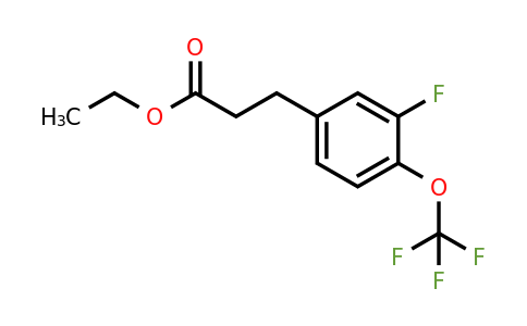 1261646-73-4 | Ethyl 3-(3'-fluoro-4'-(trifluoromethoxy)phenyl)propionate