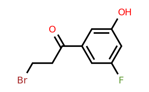 1261647-39-5 | 3-Bromo-3'-fluoro-5'-hydroxypropiophenone