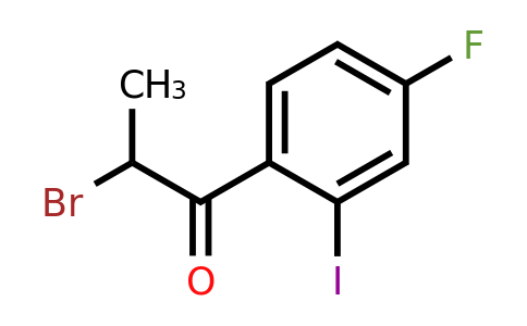 1261647-68-0 | 2-Bromo-4'-fluoro-2'-iodopropiophenone