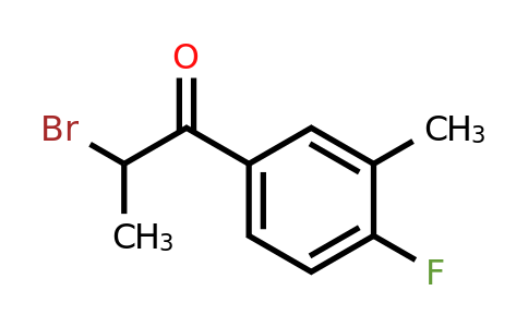 1261647-77-1 | 2-Bromo-4'-fluoro-3'-methylpropiophenone