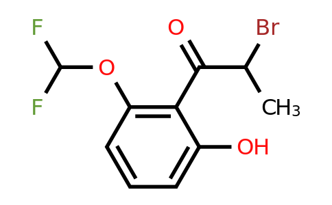 1261647-86-2 | 2-Bromo-2'-hydroxy-6'-(difluoromethoxy)propiophenone