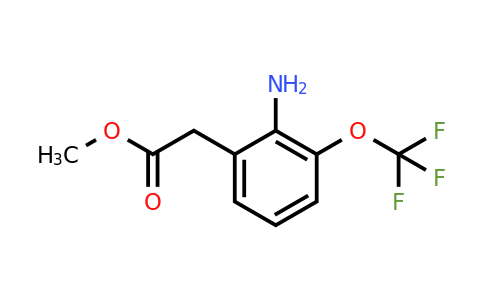 1261648-05-8 | Methyl 2-amino-3-(trifluoromethoxy)phenylacetate