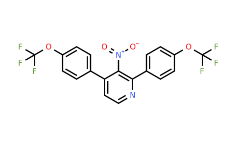 1261648-25-2 | 2,4-Bis(4-(trifluoromethoxy)phenyl)-3-nitropyridine