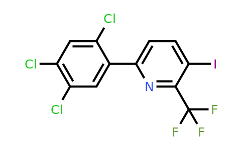 1261648-36-5 | 3-Iodo-6-(2,4,5-trichlorophenyl)-2-(trifluoromethyl)pyridine