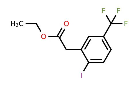 1261648-58-1 | Ethyl 2-iodo-5-(trifluoromethyl)phenylacetate