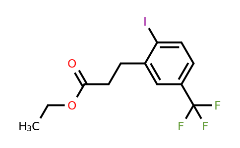 1261648-63-8 | Ethyl 3-(2'-iodo-5'-(trifluoromethyl)phenyl)propionate