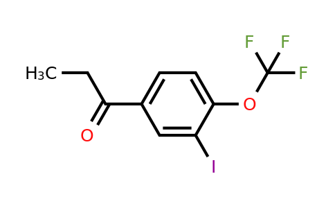 1261648-92-3 | 3'-Iodo-4'-(trifluoromethoxy)propiophenone