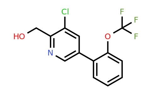 1261649-38-0 | 3-Chloro-5-(2-(trifluoromethoxy)phenyl)pyridine-2-methanol