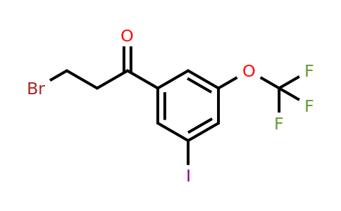 1261649-50-6 | 3-Bromo-3'-iodo-5'-(trifluoromethoxy)propiophenone