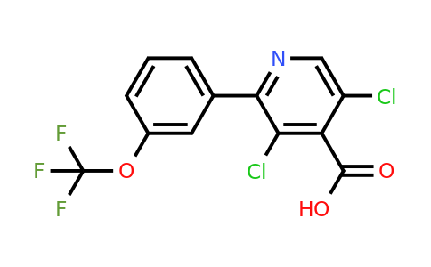 1261649-53-9 | 3,5-Dichloro-2-(3-(trifluoromethoxy)phenyl)isonicotinic acid