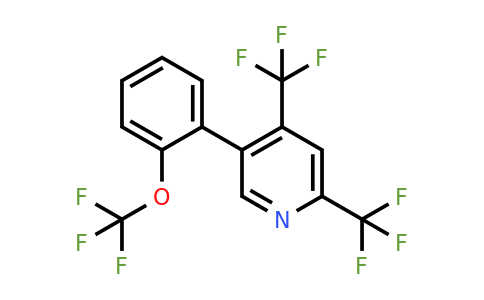 1261649-56-2 | 2,4-Bis(trifluoromethyl)-5-(2-(trifluoromethoxy)phenyl)pyridine