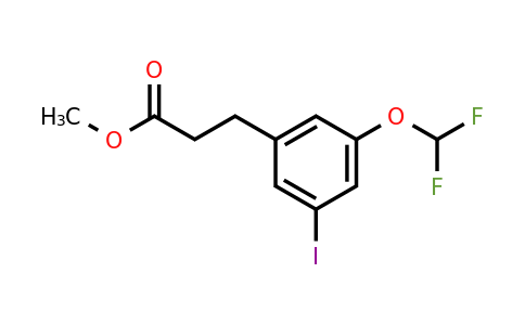 1261649-61-9 | Methyl 3-(3'-(difluoromethoxy)-5'-iodophenyl)propionate