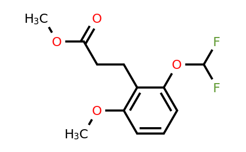 1261649-63-1 | Methyl 3-(2'-(difluoromethoxy)-6'-methoxyphenyl)propionate
