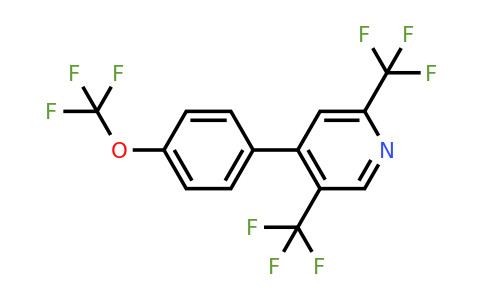 1261649-66-4 | 2,5-Bis(trifluoromethyl)-4-(4-(trifluoromethoxy)phenyl)pyridine