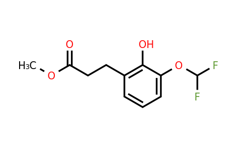 1261649-67-5 | Methyl 3-(3'-(difluoromethoxy)-2'-hydroxyphenyl)propionate