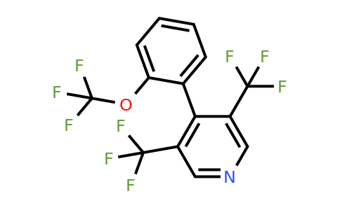 1261649-71-1 | 3,5-Bis(trifluoromethyl)-4-(2-(trifluoromethoxy)phenyl)pyridine