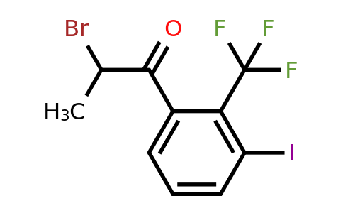 1261649-73-3 | 2-Bromo-3'-iodo-2'-(trifluoromethyl)propiophenone