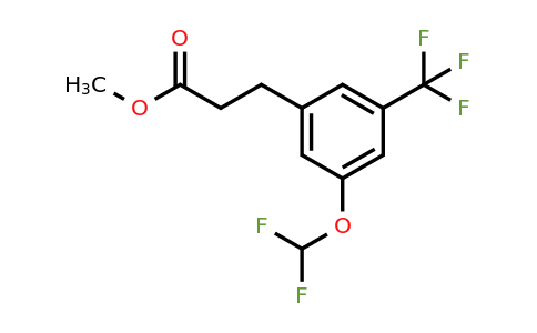 1261649-75-5 | Methyl 3-(3'-(difluoromethoxy)-5'-(trifluoromethyl)phenyl)propionate