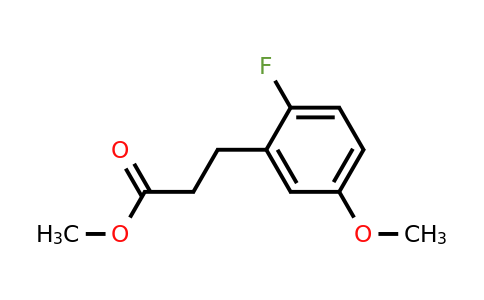 1261649-81-3 | Methyl 3-(2'-fluoro-5'-methoxyphenyl)propionate