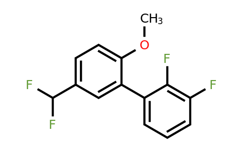 1261649-84-6 | 2,3-Difluoro-5'-(difluoromethyl)-2'-methoxybiphenyl