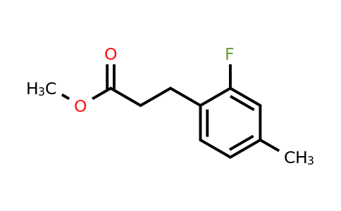 1261649-86-8 | Methyl 3-(2'-fluoro-4'-methylphenyl)propionate
