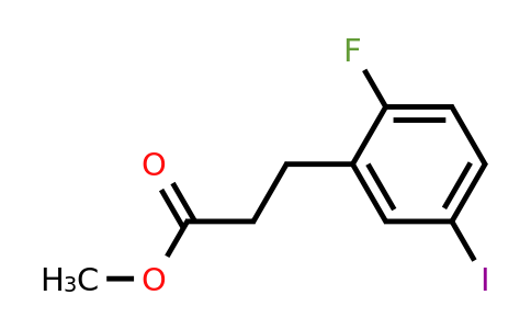 1261650-03-6 | Methyl 3-(2'-fluoro-5'-iodophenyl)propionate