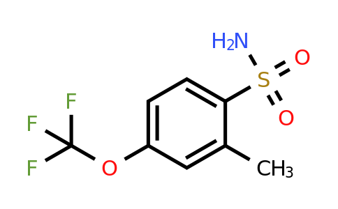 1261650-36-5 | 2-Methyl-4-(trifluoromethoxy)benzenesulfonamide