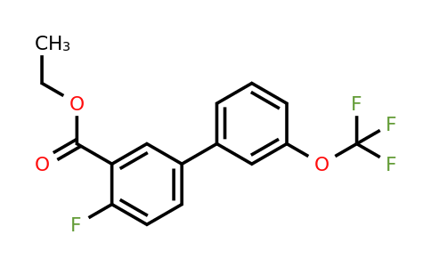 1261651-51-7 | Ethyl 4-fluoro-3'-(trifluoromethoxy)biphenyl-3-carboxylate