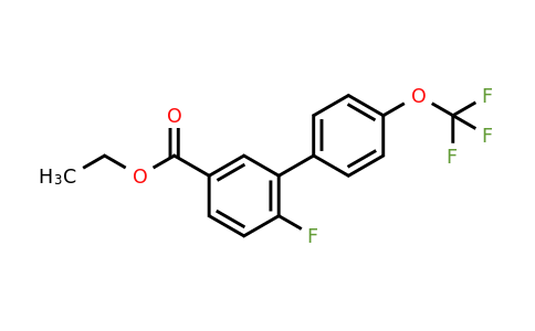 1261651-55-1 | Ethyl 6-fluoro-4'-(trifluoromethoxy)biphenyl-3-carboxylate