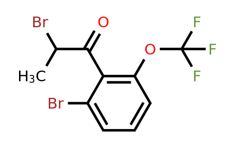 1261651-58-4 | 2,2'-Dibromo-6'-(trifluoromethoxy)propiophenone