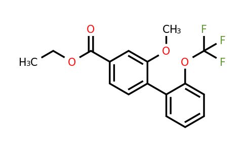 1261651-88-0 | Ethyl 2-methoxy-2'-(trifluoromethoxy)biphenyl-4-carboxylate