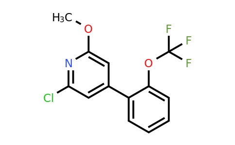 1261651-93-7 | 2-Chloro-6-methoxy-4-(2-(trifluoromethoxy)phenyl)pyridine